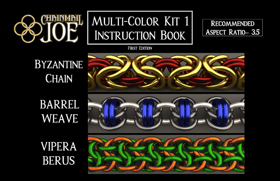 Chainmail Joe Multi Color Kit 1 Instruction Booklet